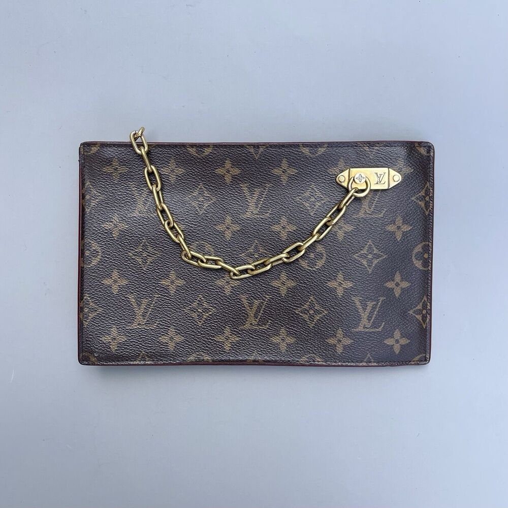 Louis Vuitton Legacy Chain Clutch Monogram Canvas
